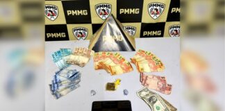 Ouro Preto: com pelo menos 10 denúncias por tráfico, homem é preso vendendo drogas no Taquaral Ouro Preto: com pelo menos 10 denúncias por tráfico, homem é preso vendendo drogas no Taquaral