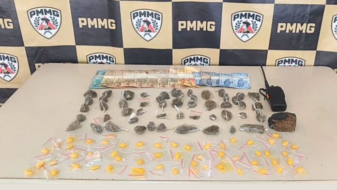 Itabirito: homem tenta fugir, mas é preso com ecstasy e maconha no Padre Adelmo