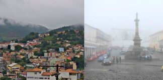 Alerta prevê chuva forte e possibilidade de granizo em Itabirito, Ouro Preto, Mariana e outras 593 cidades Alerta prevê chuva forte e possibilidade de granizo em Itabirito, Ouro Preto, Mariana e outras 593 cidades