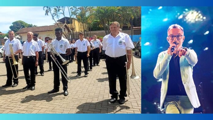 Banda Santa Cecília e Serginho Barbosa na Estação de Engenheiro Corrêa neste domingo (24) Banda Santa Cecília e Serginho Barbosa na Estação de Engenheiro Corrêa neste domingo (24)