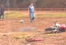 Motociclista bate em defensa metálica e morre na BR-040, perto do Alphaville; VEJA VÍDEO Motociclista bate em defensa metálica e morre na BR-040, perto do Alphaville