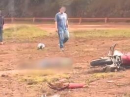 Motociclista bate em defensa metálica e morre na BR-040, perto do Alphaville; VEJA VÍDEO Motociclista bate em defensa metálica e morre na BR-040, perto do Alphaville