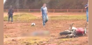 Motociclista bate em defensa metálica e morre na BR-040, perto do Alphaville; VEJA VÍDEO Motociclista bate em defensa metálica e morre na BR-040, perto do Alphaville
