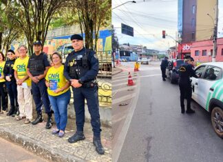 Guarda Municipal de Itabirito realiza blitz educativa durante campanha Maio Amarelo Guarda Municipal de Itabirito realiza blitz educativa durante campanha Maio Amarelo
