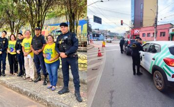 Guarda Municipal de Itabirito realiza blitz educativa durante campanha Maio Amarelo Guarda Municipal de Itabirito realiza blitz educativa durante campanha Maio Amarelo