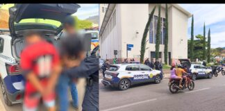 Itabirito: GCM prende dupla em frente à São Sebastião após furto na Drogaria Araujo do Santa Efigênia Dupla é presa em frente à Igreja São Sebastião após furtar a Drogaria Araújo do Santa Efigênia