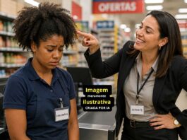 Fala racista em MG: gerente diz que funcionária ‘leva ratos para supermercado escondidos no cabelo’ Fala racista em MG: gerente diz que funcionária ‘leva ratos para supermercado escondidos no cabelo’