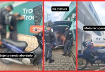 Itabirito: após COP iniciar por meio de câmeras monitoramento de ladrão, Romu recupera moto em 1h Itabirito: após COP iniciar por meio de câmeras monitoramento de ladrão, Romu recupera moto em 1h