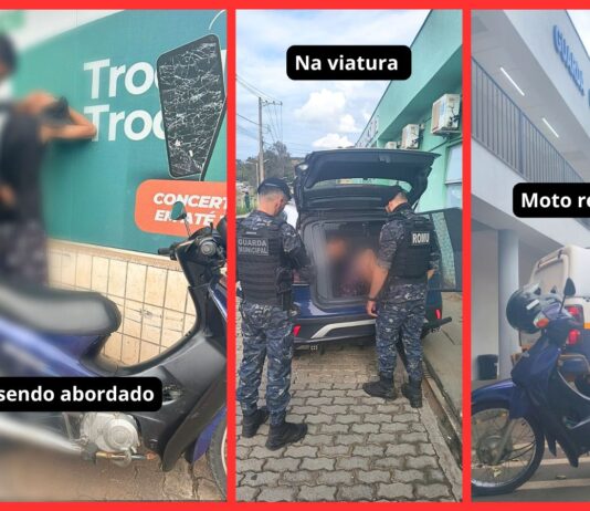 Itabirito: após COP iniciar por meio de câmeras monitoramento de ladrão, Romu recupera moto em 1h Itabirito: após COP iniciar por meio de câmeras monitoramento de ladrão, Romu recupera moto em 1h