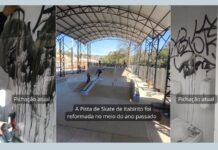Itabirito: 2 menores picham Pista de Skate, ameaçam trabalhador e vão parar na delegacia pela GCM A Pista pública de Skate foi entregue reformada no meio do ano passado.
