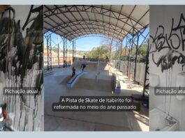Itabirito: 2 menores picham Pista de Skate, ameaçam trabalhador e vão parar na delegacia pela GCM A Pista pública de Skate foi entregue reformada no meio do ano passado.
