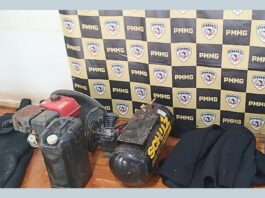 Itabirito: Patrulha Rural flagra garimpo ilegal de ouro no Calado; PMs prendem 1, entregue à Polícia Federal Itabirito: Patrulha Rural flagra garimpo ilegal de ouro no Calado; PMs prendem 1, entregue à Polícia Federal