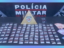 Ouro Preto: homem tenta fugir da PM para dentro de casa, mas acaba preso com 90 papelotes de cocaína Ouro Preto: homem tenta fugir da PM para dentro de casa, mas acaba preso com 90 papelotes de cocaína