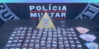 Ouro Preto: homem tenta fugir da PM para dentro de casa, mas acaba preso com 90 papelotes de cocaína Ouro Preto: homem tenta fugir da PM para dentro de casa, mas acaba preso com 90 papelotes de cocaína