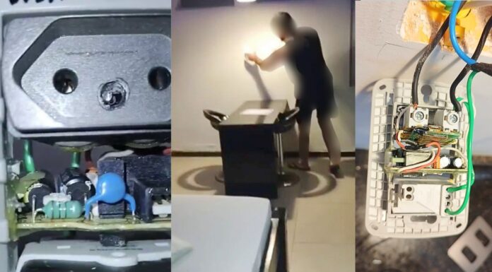 BR-356: casal descobre supostas câmeras escondidas em tomadas de 2 quartos de motel em Ouro Preto BR-356: casal descobre supostas câmeras escondidas em tomadas de 2 quartos de motel em Ouro Preto