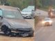 BR-356: após ultrapassagem, BMW se choca contra traseira de picape perto do Alphaville BR-356: após ultrapassagem, BMW se choque contra traseira de picape perto do Alphaville