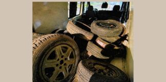 PMRv e GER interceptam criminosos no posto de Itabirito da BR-356 e recuperam 33 pneus com rodas PMRv e GER interceptam criminosos no posto de Itabirito da BR-356 e recuperam 33 pneus com rodas