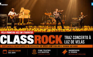 ClassRock traz concerto à luz de velas e releituras de clássicos do rock para Itabirito ClassRock, Concerto à luz de velas em Itabirito. Imagem - edição Radar Geral.