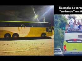Grande BH: torcedor do Cruzeiro morre após tentar ‘surfar’ e cair de ônibus na Via Expressa Grande BH: torcedor do Cruzeiro morre após tentar 'surfar' e cair de ônibus na Via Expressa