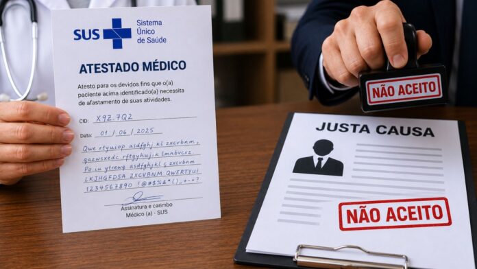MG: Justiça reverte justa causa após empresa recusar atestados médicos emitidos pelo SUS MG: Justiça reverte justa causa após empresa recusar atestados médicos emitidos pelo SUS
