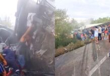 Tragédia na BR-116: colisão entre caminhão e van mata 16 pessoas da mesma família Tragédia na BR-116: colisão entre caminhão e van mata 16 pessoas da mesma família