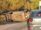Acidente na BR-356: carro fica tombado na pista perto do Viaduto do Funil, em Cachoeira do Campo Acidente na BR-356: carro fica tombado na pista perto do Viaduto do Funil, em Cachoeira do Campo