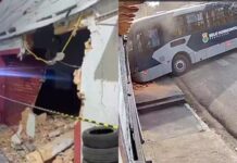 Bar atingido por ônibus desaba 2 dias após acidente em Belo Horizonte; VEJA VÍDEO Bar atingido por ônibus desaba dois dias após acidente em Belo Horizonte; VEJA VÍDEO