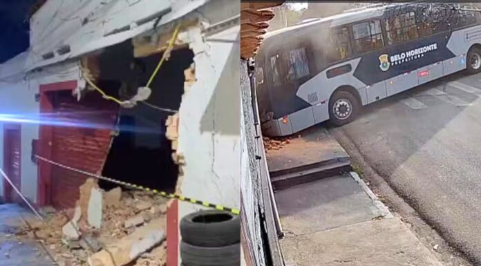 Bar atingido por ônibus desaba 2 dias após acidente em Belo Horizonte; VEJA VÍDEO Bar atingido por ônibus desaba dois dias após acidente em Belo Horizonte; VEJA VÍDEO
