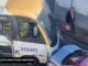 Ouro Preto: batida entre ônibus e caminhonete deixa trânsito fechado em rua do bairro Cabeças Ouro Preto: batida entre ônibus e caminhonete deixa trânsito fechado no bairro Cabeças