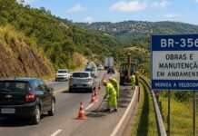 BR-356 terá obras em Itabirito e Nova Lima; motoristas devem ficar atentos ao “Pare e Siga” BR-356 terá obras em Itabirito e Nova Lima; motoristas devem ficar atentos ao "Pare e Siga"