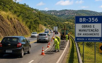 BR-356 terá obras em Itabirito e Nova Lima; motoristas devem ficar atentos ao “Pare e Siga” BR-356 terá obras em Itabirito e Nova Lima; motoristas devem ficar atentos ao "Pare e Siga"