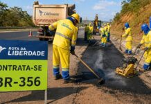 Rota da Liberdade abre vagas para obras em rodovias que passam por Itabirito, Ouro Preto e Mariana Rota da Liberdade abre vagas para obras em rodovias que passam por Itabirito, Ouro Preto e Mariana