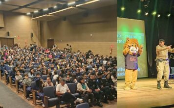 Itabirito: com cerca de 600 pessoas no Cine Pax, Proerd forma 293 alunos e homenageia sgt. Emerson Itabirito: com cerca de 600 pessoas no Cine Pax, Proerd forma 293 alunos e homenageia sgt. Emerson