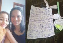 Itabirito: menina de 7 anos escreve carta para agradecer à mãe e emociona família Itabirito: menina de 7 anos escreve carta para agradecer à mãe e emociona família