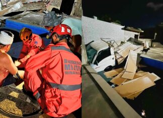 MG: motorista perde controle da direção e caminhão cai dentro de piscina de sítio MG: motorista perde controle da direção e caminhão cai dentro de piscina de sítio