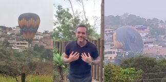 Em vídeo, piloto do balão que pousou em Itabirito fala sobre o assunto: ‘Foi tudo em ordem’ Em vídeo, piloto do balão que pousou em Itabirito fala sobre o assunto: ‘Foi tudo em ordem’