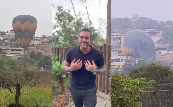 Em vídeo, piloto do balão que pousou em Itabirito fala sobre o assunto: ‘Foi tudo em ordem’ Em vídeo, piloto do balão que pousou em Itabirito fala sobre o assunto: ‘Foi tudo em ordem’