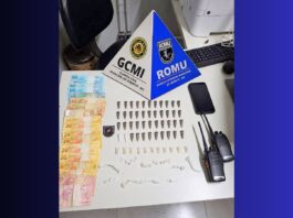 Itabirito: Romu flagra menor com 86 porções de drogas, rádios comunicadores e R$ 730 no PA Itabirito: Romu flagra menor com 86 porções de drogas, rádios comunicadores e R$ 730 no PA