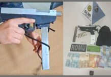 GCM prende 2 e apreende submetralhadora, drogas e mais de R$ 1,1 mil no São José em Itabirito GCM prende 2 e apreende submetralhadora, drogas e mais de R$ 1,1 mil no São José em Itabirito