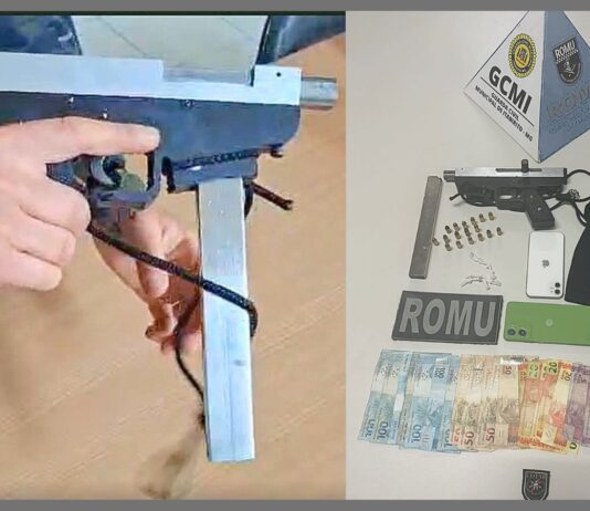 GCM prende 2 e apreende submetralhadora, drogas e mais de R$ 1,1 mil no São José em Itabirito GCM prende 2 e apreende submetralhadora, drogas e mais de R$ 1,1 mil no São José em Itabirito