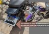 Itabirito: inabilitado tapa placa da moto com isolante, foge de PC à paisana e bate em carro; GCM acionada Itabirito: inabilitado tapa placa da moto com isolante, foge de PC à paisana e bate em carro; GCM acionada