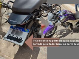 Itabirito: inabilitado tapa placa da moto com isolante, foge de PC à paisana e bate em carro; GCM acionada Itabirito: inabilitado tapa placa da moto com isolante, foge de PC à paisana e bate em carro; GCM acionada