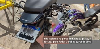 Itabirito: inabilitado tapa placa da moto com isolante, foge de PC à paisana e bate em carro; GCM acionada Itabirito: inabilitado tapa placa da moto com isolante, foge de PC à paisana e bate em carro; GCM acionada