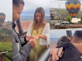 Itabirito: balão com pedido de casamento era para ter pousado em Brumadinho; ventos mudaram rota Itabirito: balão com pedido de casamento era para ter pousado em Brumadinho; ventos mudaram rota