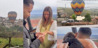 Itabirito: balão com pedido de casamento era para ter pousado em Brumadinho; ventos mudaram rota Itabirito: balão com pedido de casamento era para ter pousado em Brumadinho; ventos mudaram rota