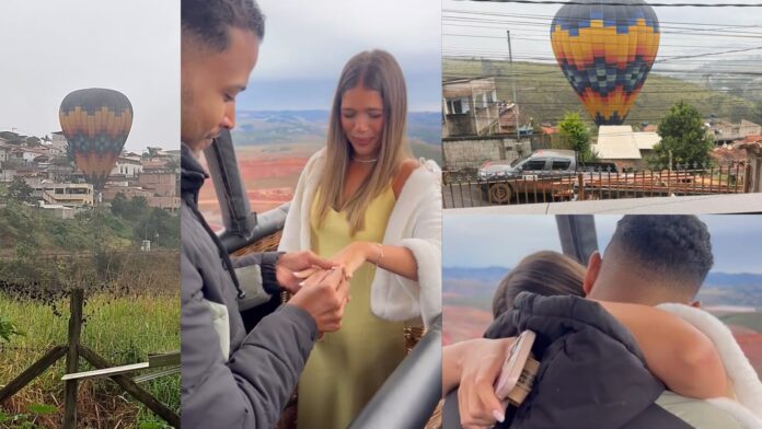 Itabirito: balão com pedido de casamento era para ter pousado em Brumadinho; ventos mudaram rota Itabirito: balão com pedido de casamento era para ter pousado em Brumadinho; ventos mudaram rota