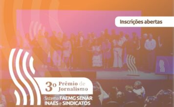 Inscrições abertas para o 3º Prêmio de Jornalismo Sistema Faemg Senar, Inaes e Sindicatos