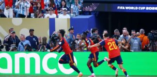 Copa do Mundo 2026: Espanha vence a Argentina na prorrogação e conquista o bicampeonato Ferran Torres comemora o gol que garantiu a vitória da Espanha sobre a Argentina na final da Copa do Mundo de 2026 — Foto: REUTERS/Agustin Marcarian