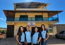 MG Materiais de Construção: 19 anos construindo histórias e realizando sonhos Mariane, Miguel, Margareth e Mara Luana, família unida que conduz a MG Materiais de Construção. Foto - divulgação.