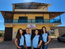 MG Materiais de Construção: 19 anos construindo histórias e realizando sonhos Mariane, Miguel, Margareth e Mara Luana, família unida que conduz a MG Materiais de Construção. Foto - divulgação.